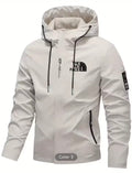 Men’s the north face coat jacket windbreaker hooded full zipper pockets drawstring breathable