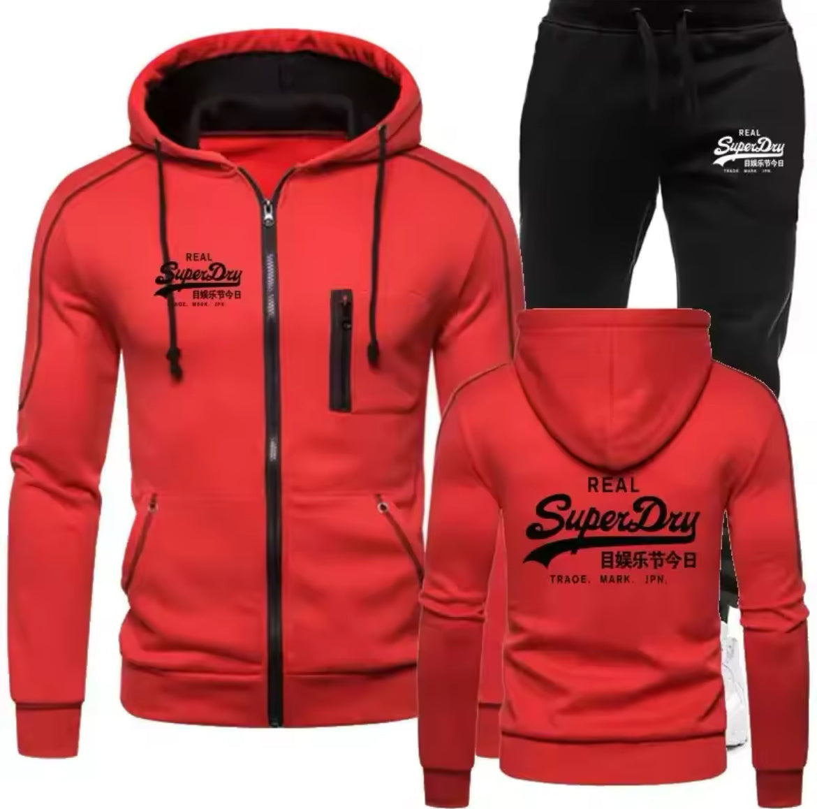 Superdry hooded tracksuit set
