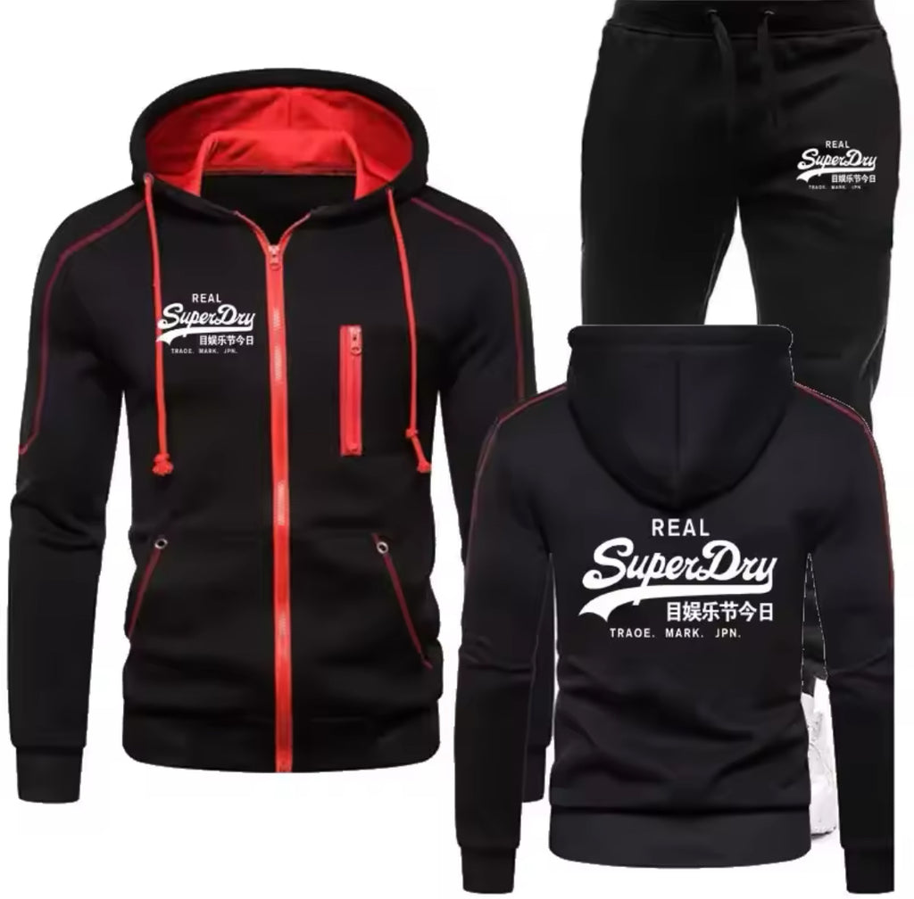 Superdry hooded tracksuit set