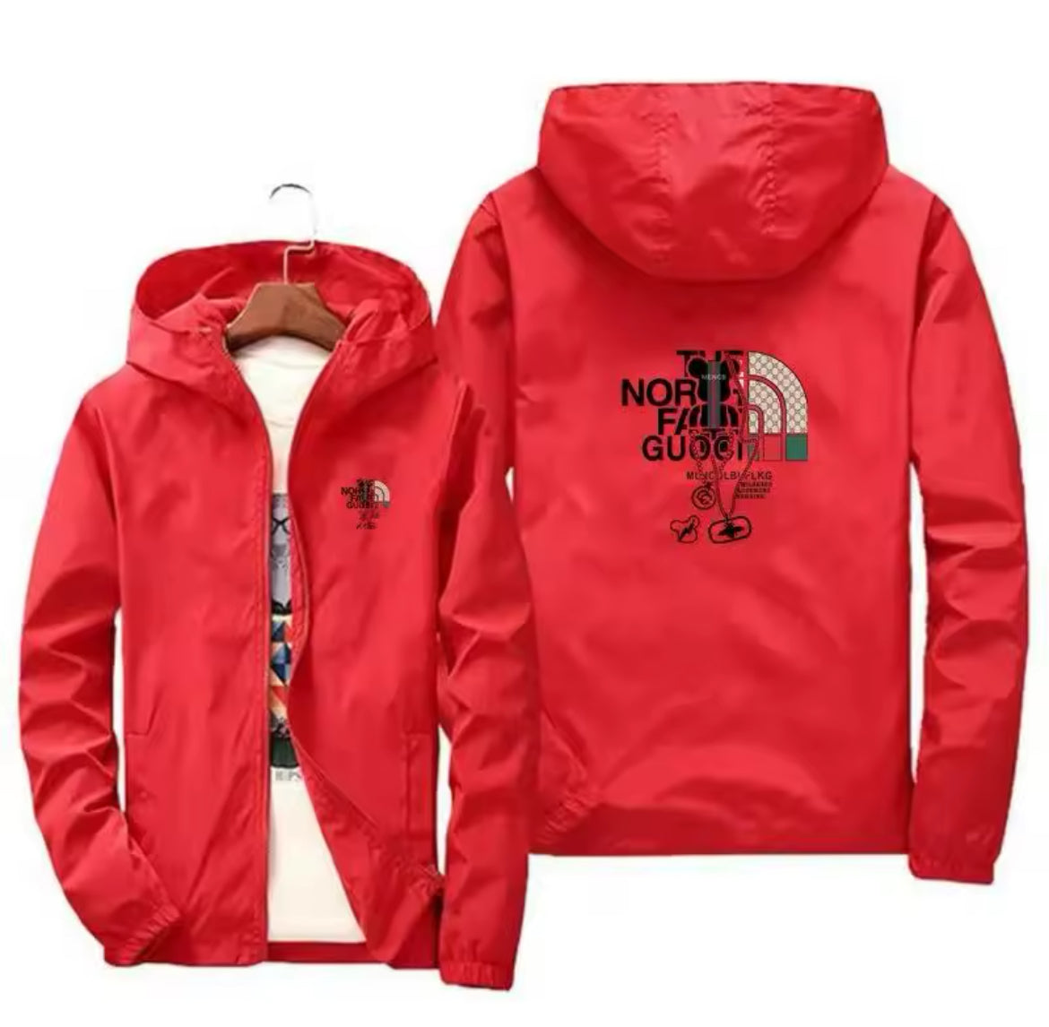 THE NORTH FACE GUCCI RAIN COAT WIND BREAKER