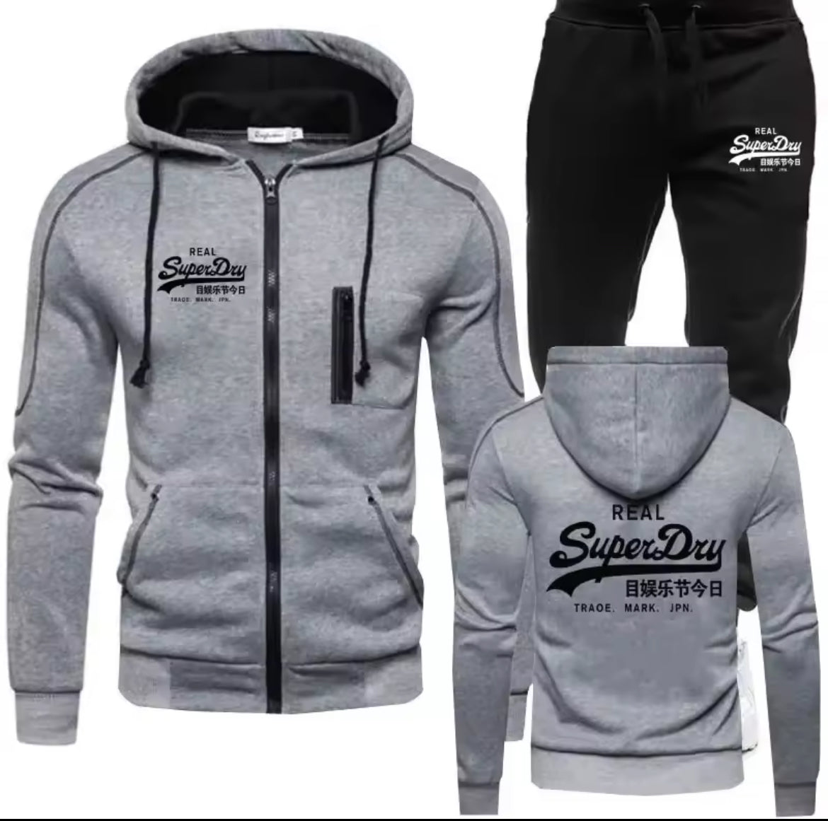 Superdry hooded tracksuit set