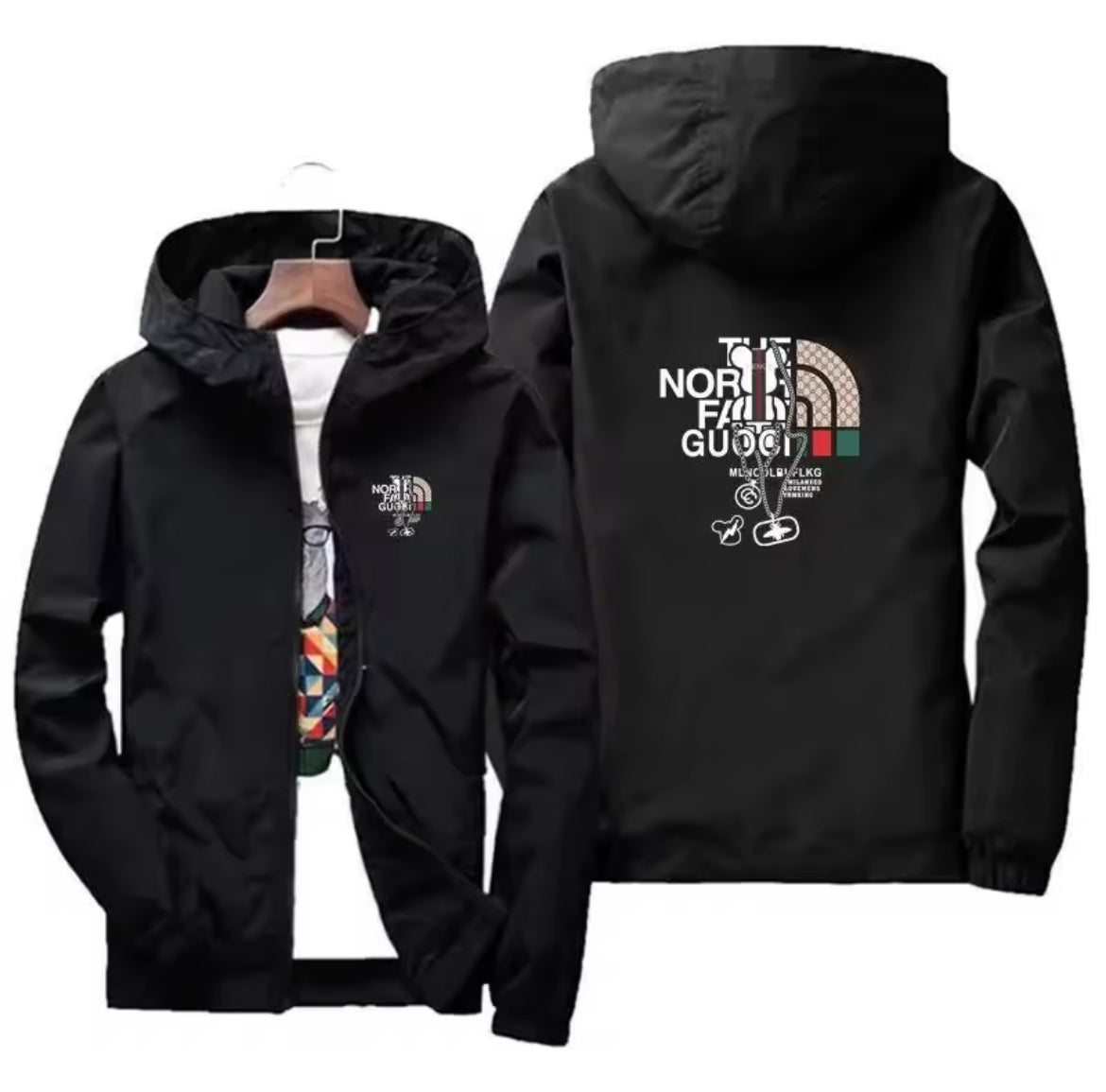 THE NORTH FACE GUCCI RAIN COAT WIND BREAKER