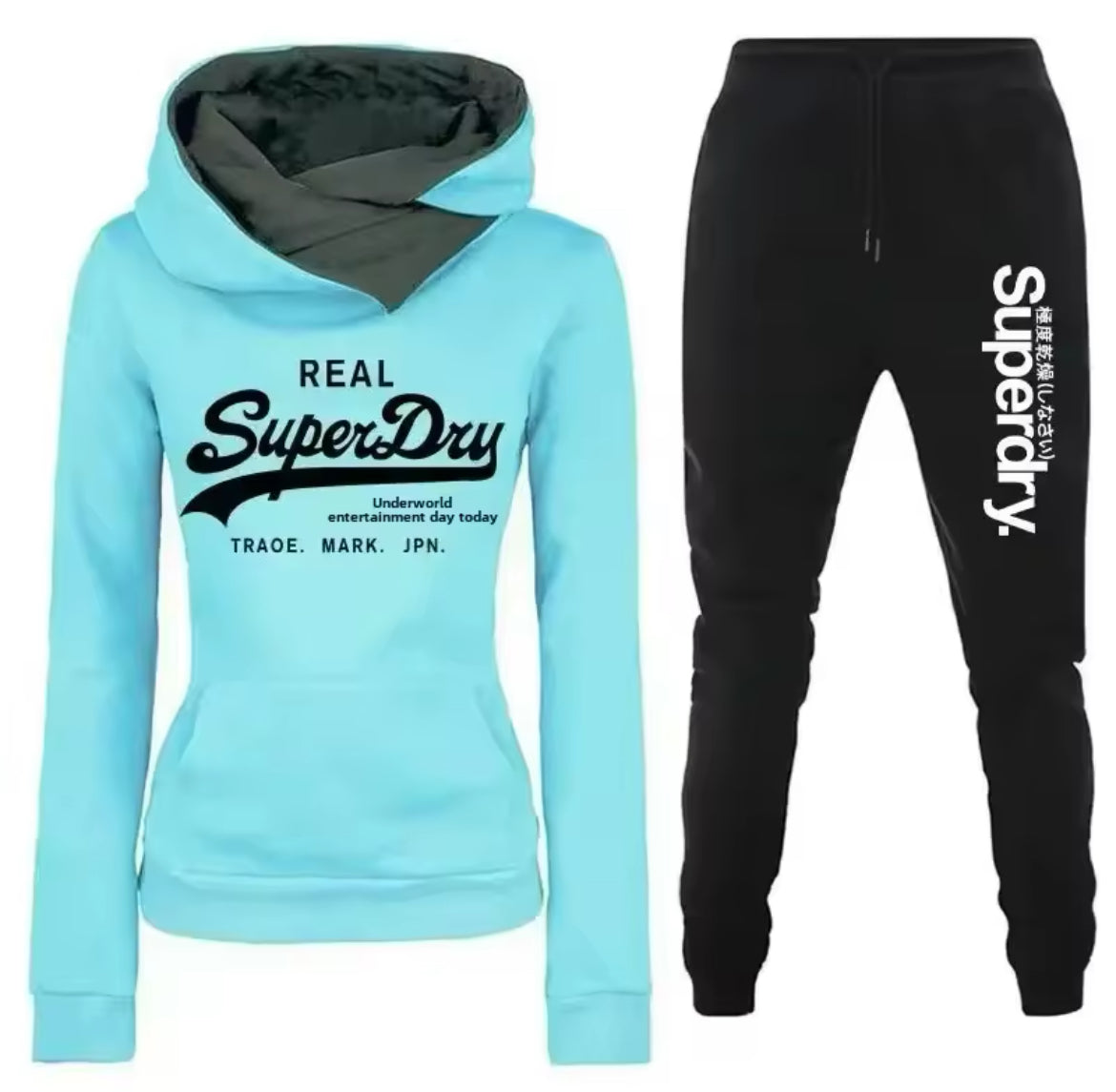 Women’s Superdry hooded tracksuit set