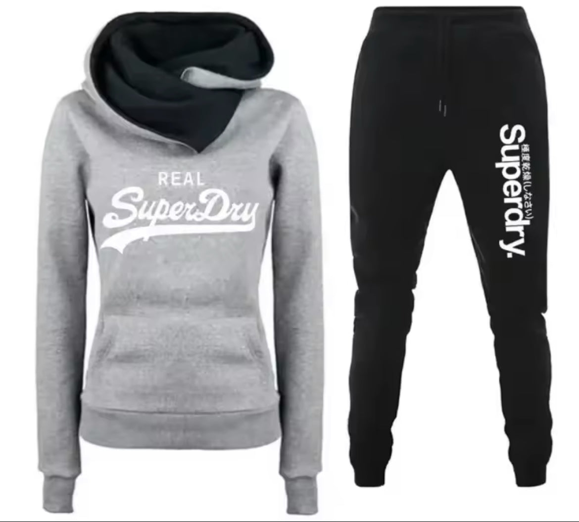Women’s Superdry hooded tracksuit set