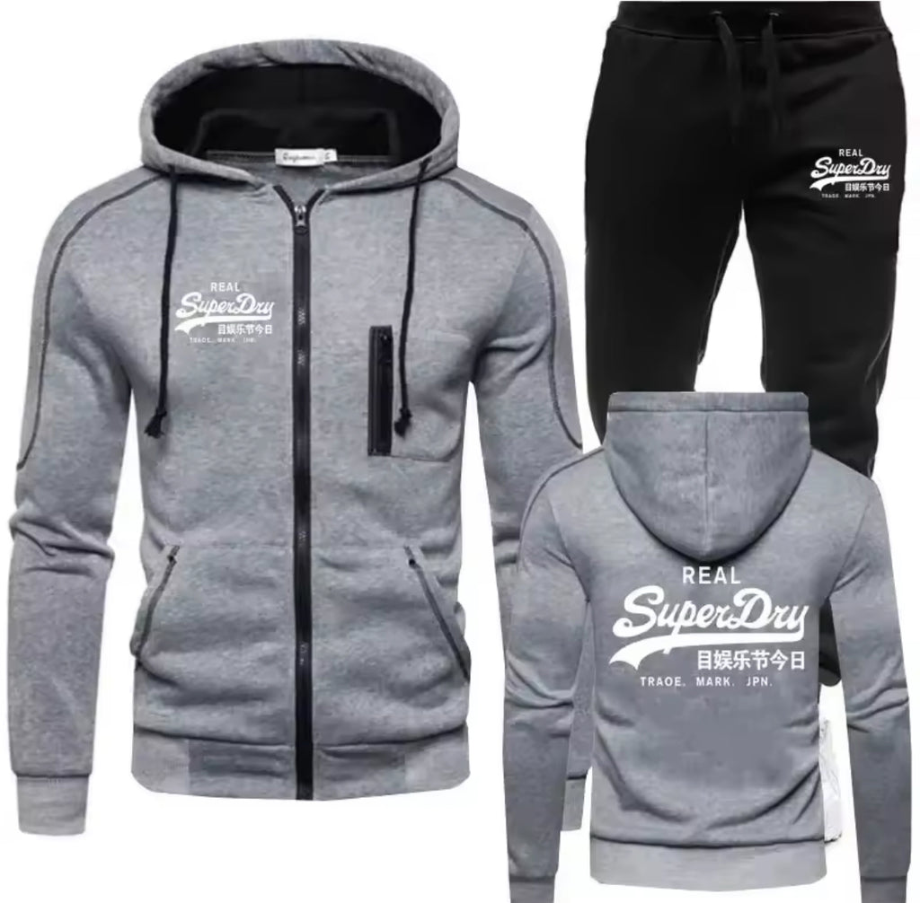 Superdry hooded tracksuit set