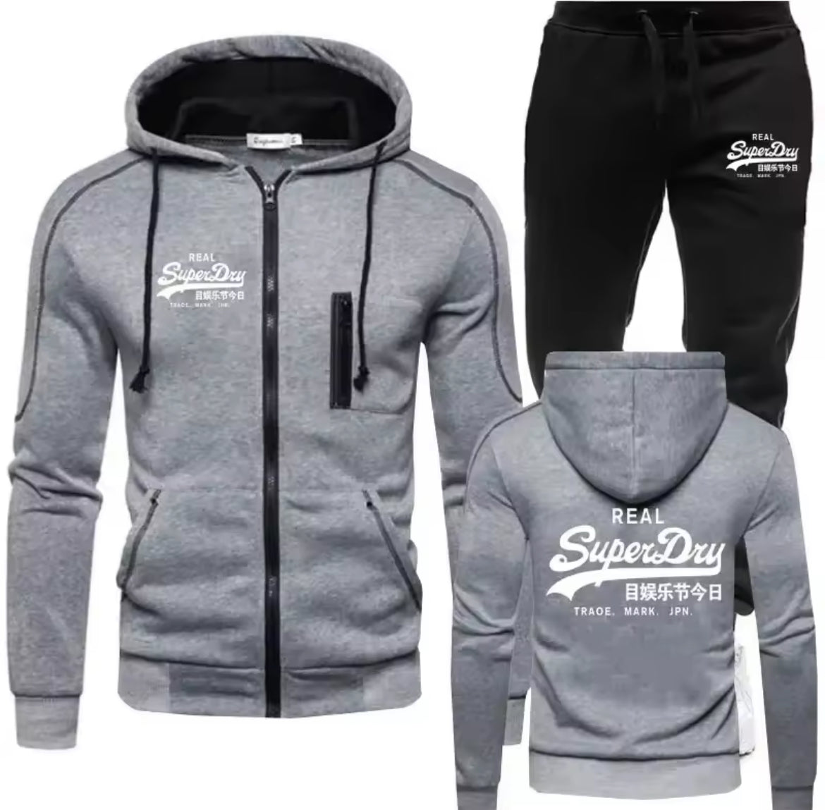 Superdry hooded tracksuit set