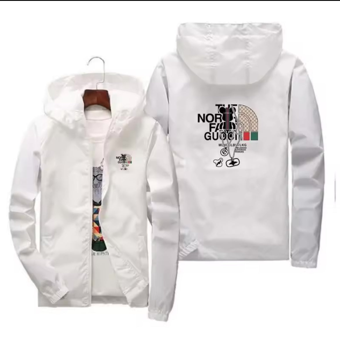 THE NORTH FACE GUCCI RAIN COAT WIND BREAKER