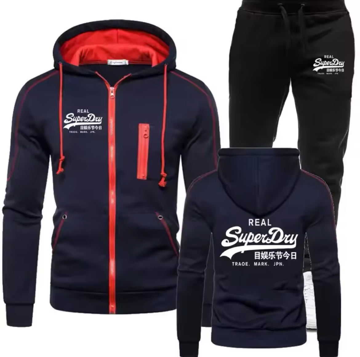Superdry hooded tracksuit set