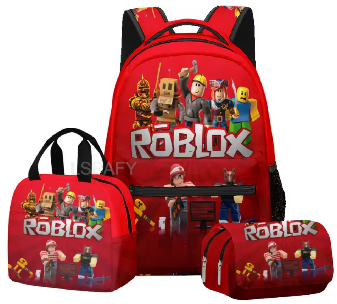 KIDS ROBLOX BACKPACKS + ESSENTIALS