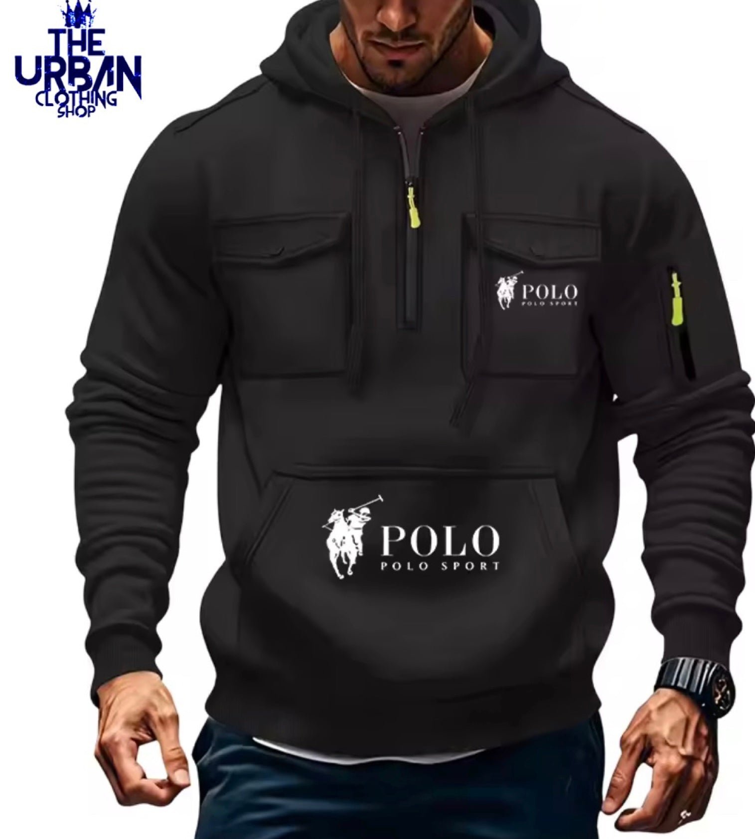 Men’s polo hoody’s