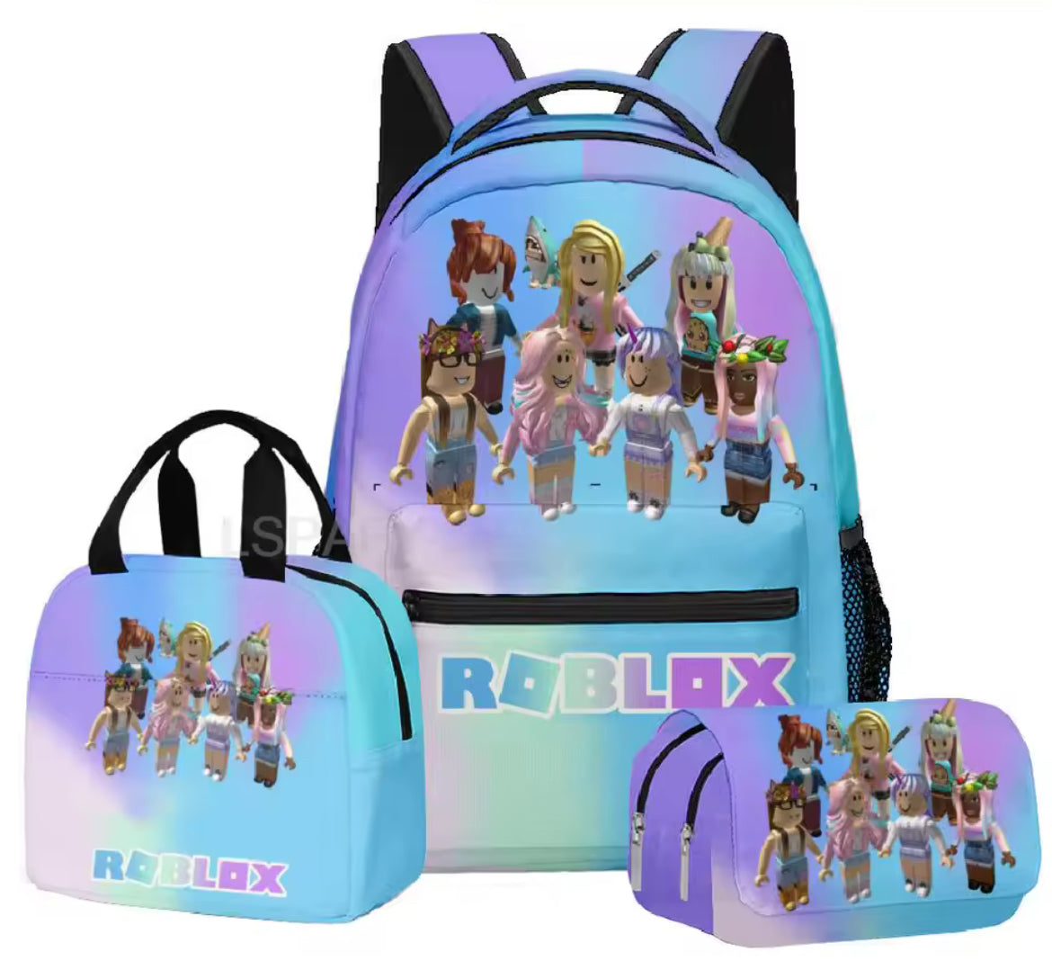 KIDS ROBLOX BACKPACKS + ESSENTIALS